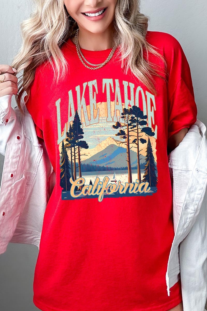 5000-E3059 Lake Tahoe Graphic Heavy Cotton Tee $9