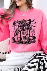 UL180-E3122 Bookstore Halloween Graphic Sweatshirt $20