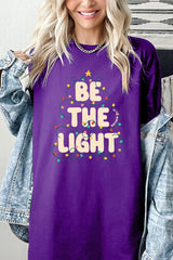 5000-E3202 Be the Light Christmas Graphic Heavy Cotton Tee $9