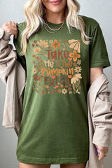 US3001P-E3136 Take Me To The Pumpkin Patch Graphic Plus Tee $16