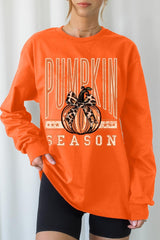 UL240P-E3145 Pumpkin Season Graphic Plus Long Sleeve Tee $17