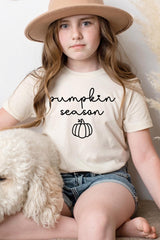 US3001Y-E3152Z Pumpkin Season Kids Graphic Tee $11