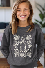 UL180B-E3162Z Fall Pumpkin Kids Graphic Sweatshirt $20