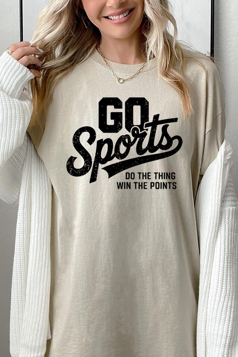 5000-E3103 Go Sports Graphic Heavy Cotton Tee $9