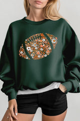 UL180-E3133 Floral Football Graphic Sweatshirt $20