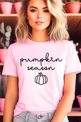 US3001-E3152 Pumpkin Season Graphic Tee $12.5