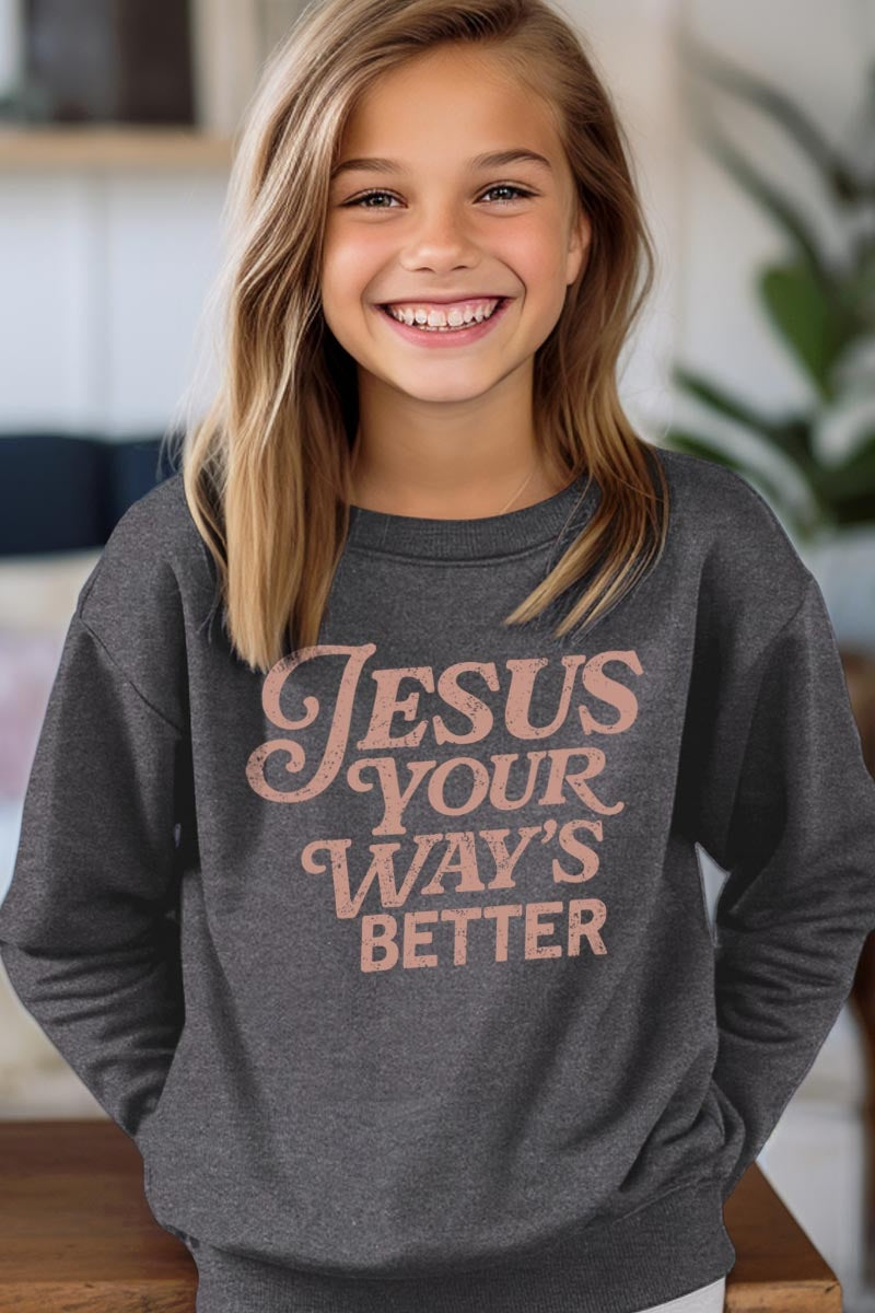 UL180B-E3114Z Christian Kids Graphic Sweatshirt $20