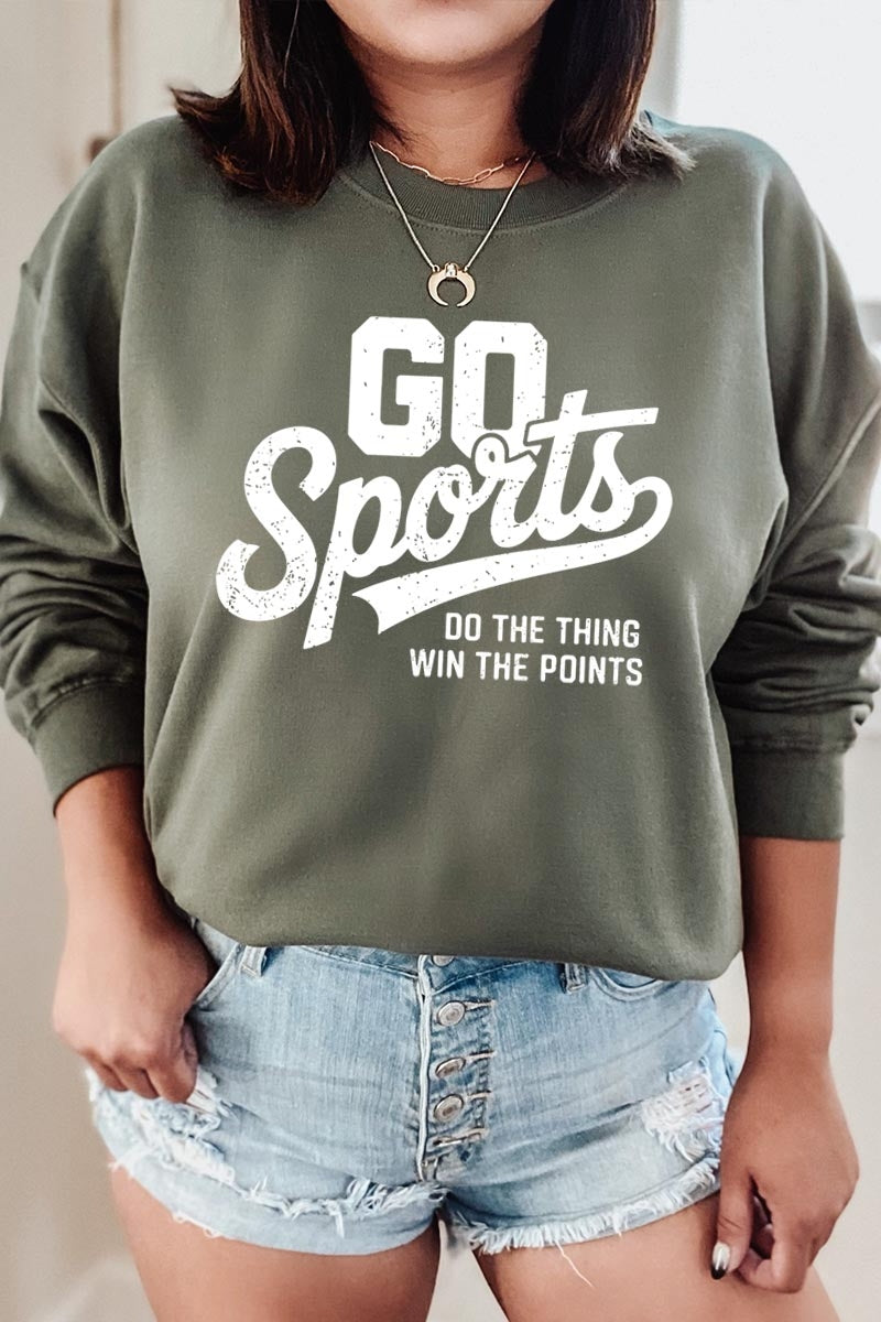 UL180P-E3103 Go Sports Graphic Plus Sweatshirt $25