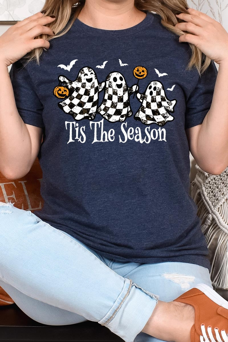 US3001P-E3124 Retro Ghosts Graphic Plus Tee $16