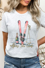 US3001-E3187 Apres Ski Club Graphic Tee $12.5