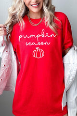 5000-E3152 Pumpkin Season Graphic Heavy Cotton Tee $9