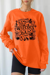UL240P-E3139 In a World of Witches Graphic Plus Long Sleeve Tee $17