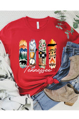 US3001P-E3061TN Tennessee State Brushstroke Graphic Plus Tee $16
