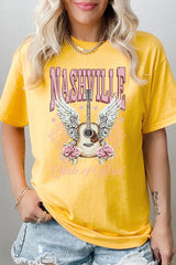 5000P-E3157 Nashville Rose Graphic Plus Heavy Cotton Tee $12.75