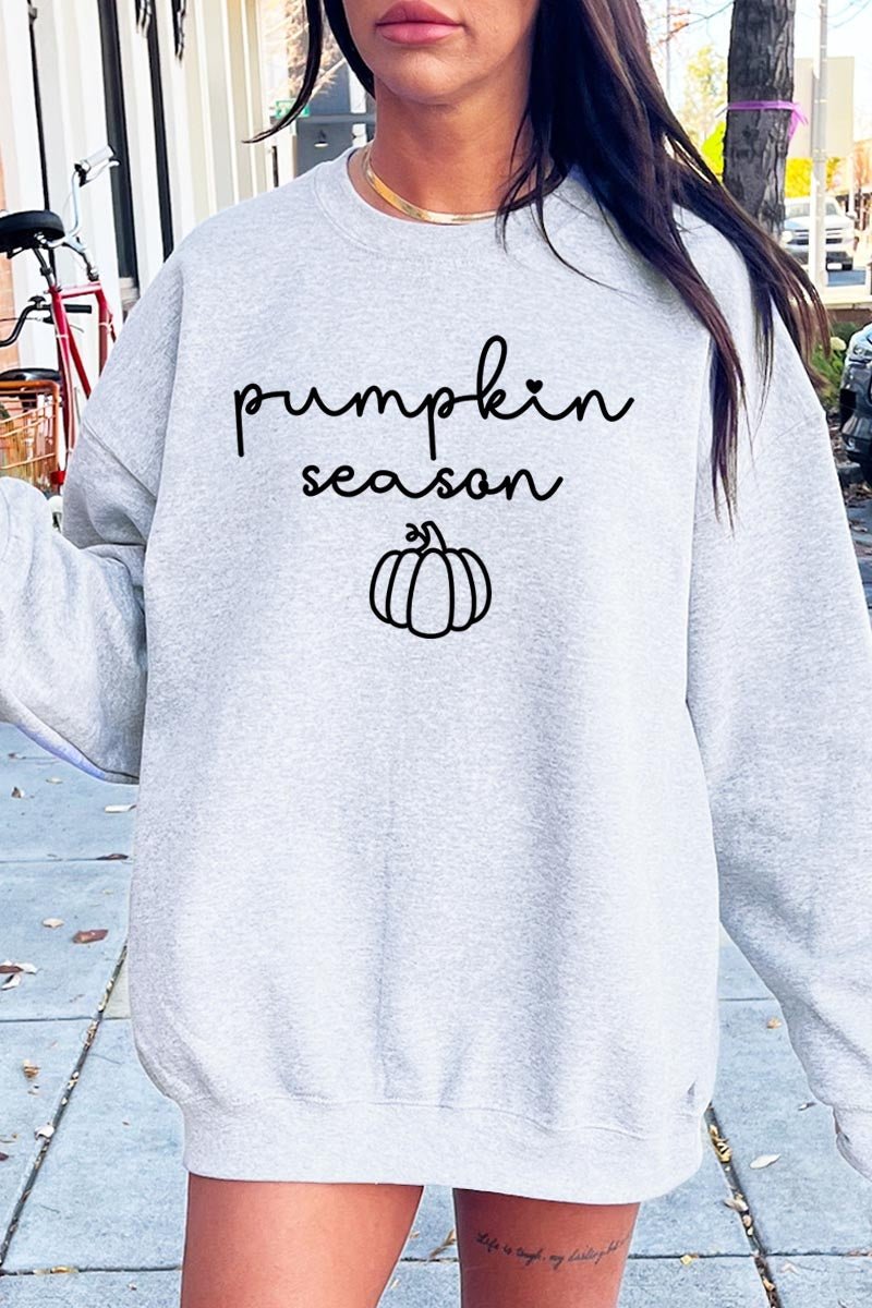 UL180P-E3152 Pumpkin Season Graphic Plus Sweatshirt $25