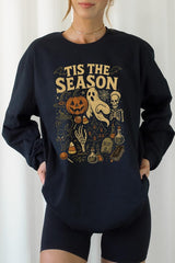 UL240P-E3125 Tis The Season Halloween Plus Long Sleeve Tee $17