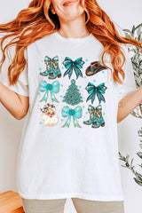 5000-E3180 Western Christmas Graphic Heavy Cotton Tee $9