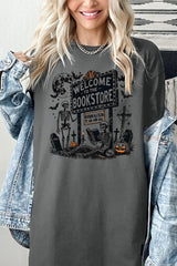 5000-E3122 Bookstore Halloween Graphic Heavy Cotton Tee $9