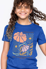 US3001Y-E3067Z Consider the Wildflowers Kids Graphic Tee $11