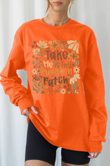 UL240-E3136 Take Me To The Pumpkin Patch Long Sleeve Tee $13.75