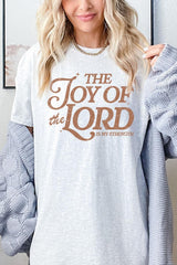 5000P-E3179 Joy of the Lord Graphic Plus Heavy Cotton Tee $12.75