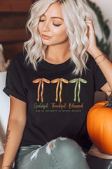 US3001-E3111 Grateful Thankful Blessed Graphic Tee $12.5