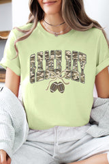 US3001P-E3131 Football Game Day Camo Graphic Plus Tee $16