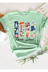 US3001P-E3061RI Rhode Island State Brushstroke Graphic Plus Tee $16
