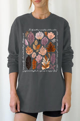 UL240-E3147 Christian Fall Graphic Long Sleeve Tee $13.75