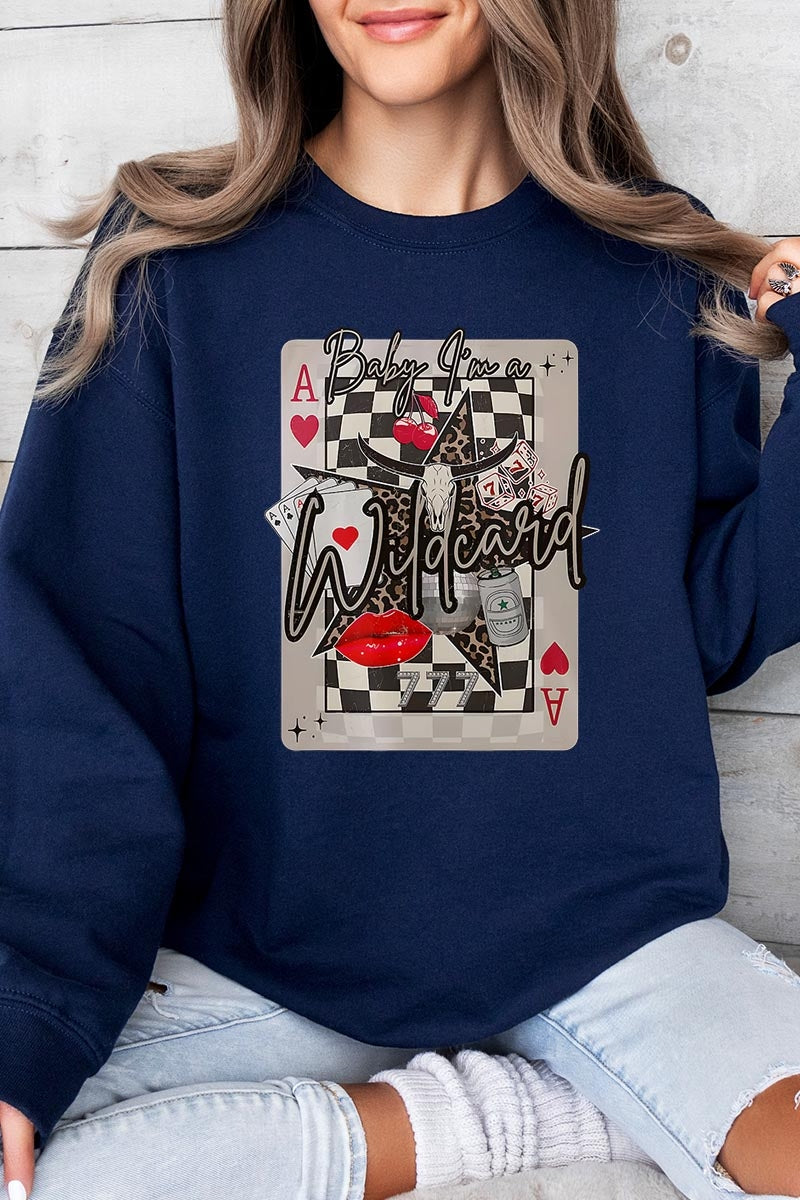 UL180P-E3099 Retro Wildcard Graphic Plus Sweatshirt $25