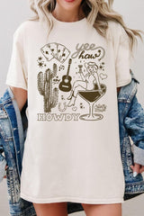 5000-E3097 Cowgirl Country Music Graphic Heavy Cotton Tee $9