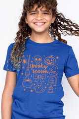US3001Y-E3141Z Halloween Doodle Kids Graphic Tee $11