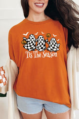 5000P-E3124 Retro Ghosts Graphic Plus Heavy Cotton Tee $12.75