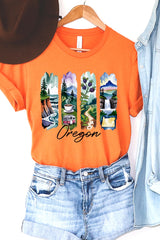 US3001P-E3061OR Oregon State Brushstroke Graphic Plus Tee $16