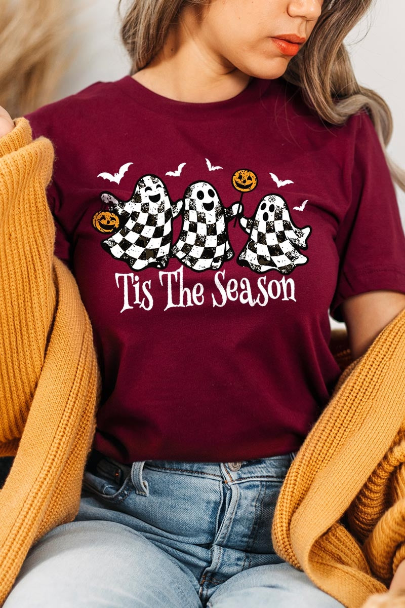 US3001-E3124 Retro Ghosts Graphic Tee $12.5