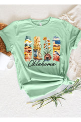 US3001P-E3061OK Oklahoma State Brushstroke Graphic Plus Tee $16