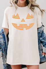 5000-E3148 Cute Pumpkin Halloween Graphic Heavy Cotton Tee $9