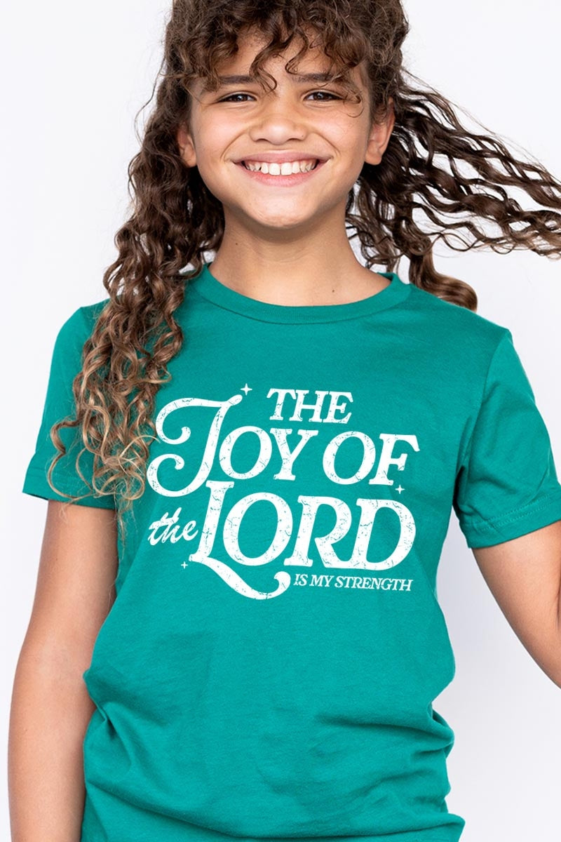 US3001Y-E3179Z Joy of the Lord Kids Graphic Tee $11
