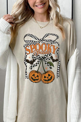 5000-E3085 Pumpkin Cherries Graphic Heavy Cotton Tee $9