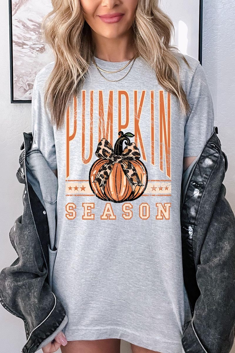 US3001P-E3145 Pumpkin Season Graphic Plus Tee $16