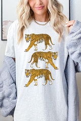 5000P-E3104 Retro Tigers Graphic Plus Heavy Cotton Tee $12.75