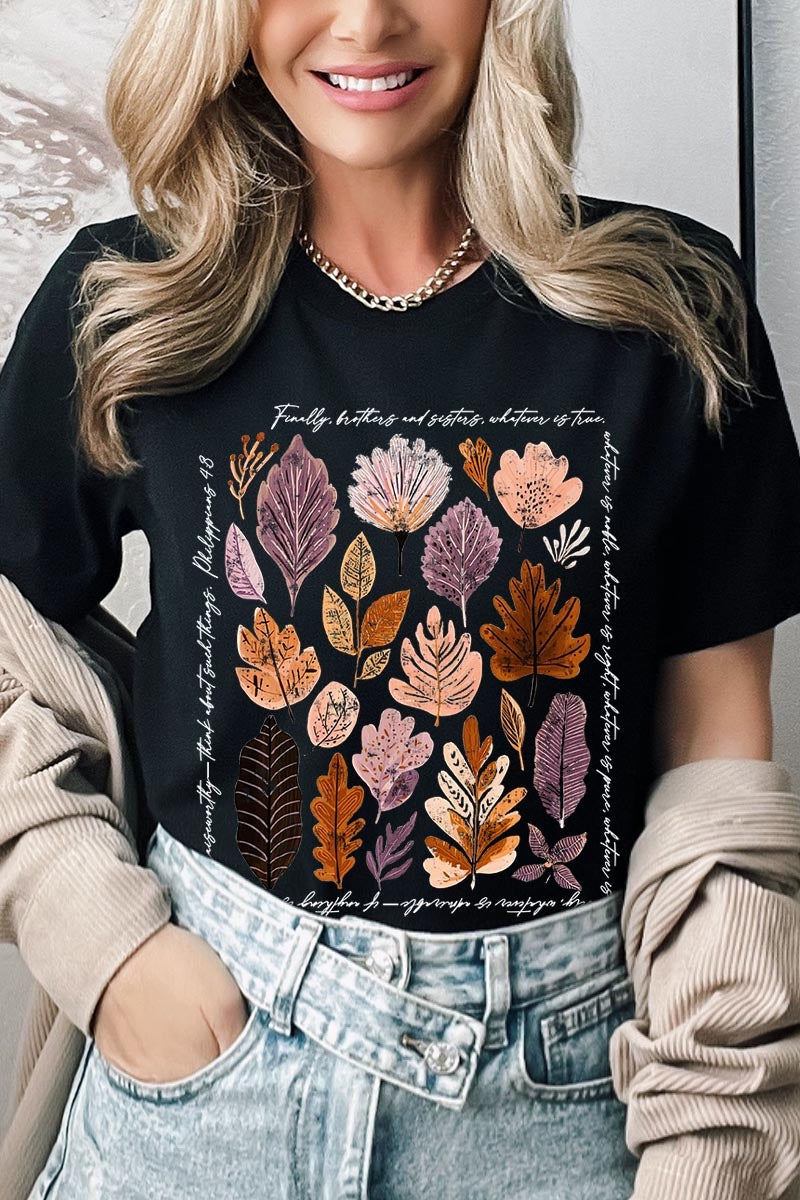 US3001-E3147 Christian Fall Graphic Tee $12.5