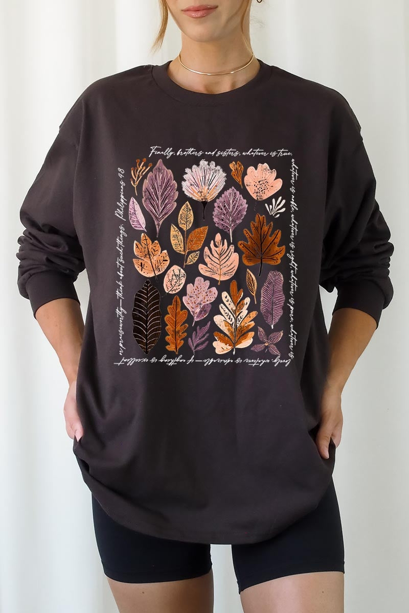 UL240P-E3147 Christian Fall Graphic Plus Long Sleeve Tee $17