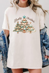 5000-E3185 Howdy Christmas Graphic Heavy Cotton Tee $9