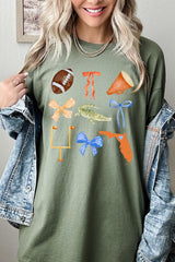 5000-E3078 Florida Football Graphic Heavy Cotton Tee $9