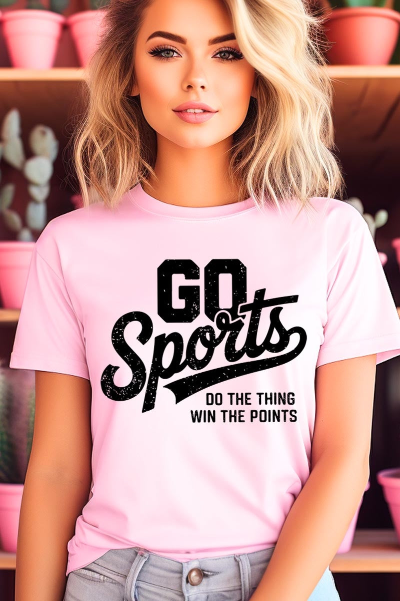 US3001-E3103 Go Sports Graphic Tee $12.5