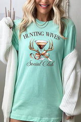 US3001P-E3191 Hunting Wives Social Club Graphic Plus Tee $16