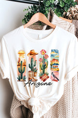 US3001-E3061AZ Arizona State Brushstroke Graphic Tee $12.5