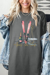 5000P-E3187 Apres Ski Club Graphic Plus Heavy Cotton Tee $12.75