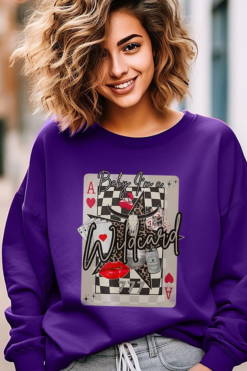 UL180P-E3099 Retro Wildcard Graphic Plus Sweatshirt $25